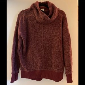 Cowl neck sweatshirt